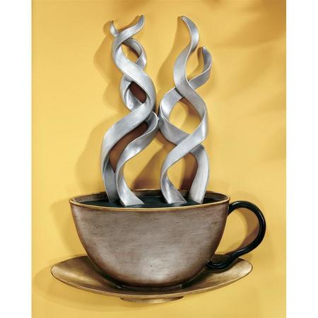 DESIGN TOSCANO Cup of Joe Wall Sculpture NG32912